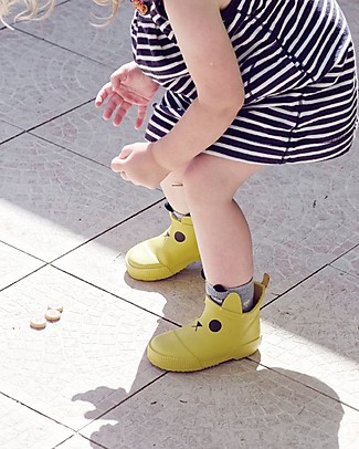 Boxbo Rain Boots - Kerran - Yellow - Unique and Original Design! Wellies