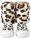 Boxbo Rain Boots - Léon Flocon - Animalier - With Removable Fur! Wellies