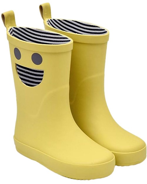 Boxbo Rain Boots - Wistiti - Mustard - Original and Smiling! Wellies