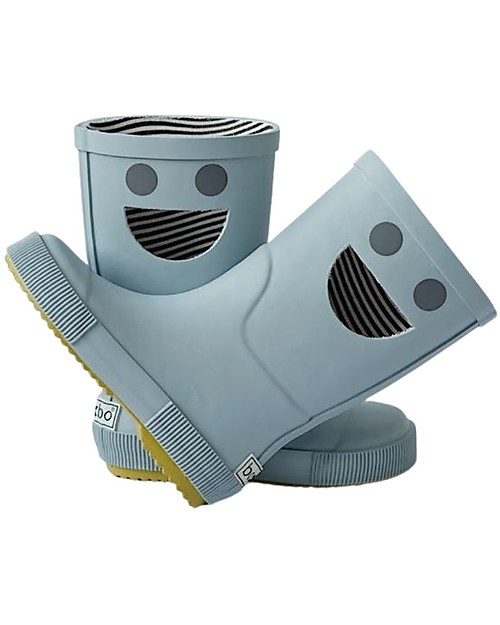 Boxbo Rain Boots - Wistiti - Platine - Original and Smiling! Wellies