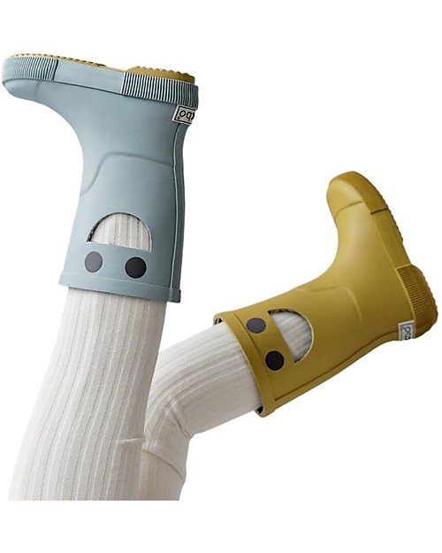 Boxbo Rain Boots - Wistiti - Platine - Original and Smiling! Wellies