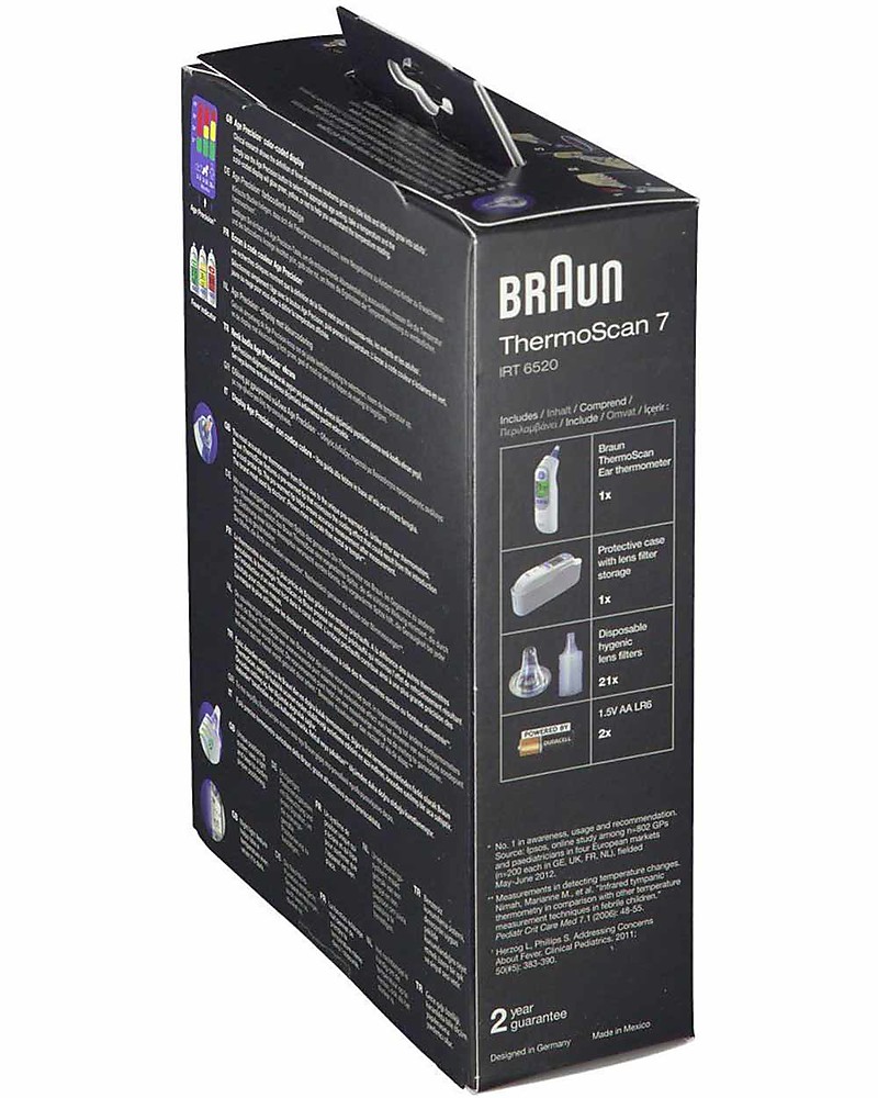 Braun Thermomètre Auriculaire ThermoScan 7, Edit…