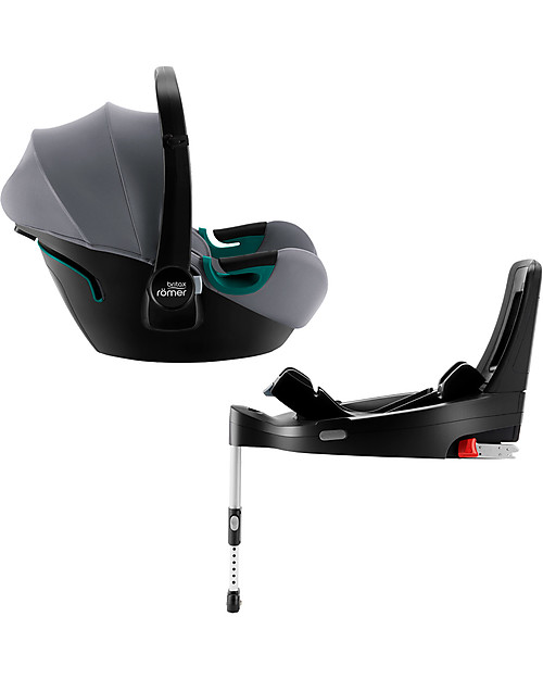Britax Römer Baby-Safe 3 i-Size Car Seat with iSense Flex Base - Frost Grey - Group 0+ Car Seats Group 0+/1