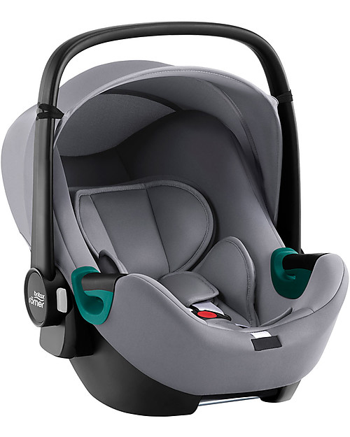 Britax Römer Baby-Safe 3 i-Size Car Seat with iSense Flex Base - Frost Grey - Group 0+ Car Seats Group 0+/1