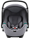 Britax Römer Baby-Safe 3 i-Size Car Seat with iSense Flex Base - Frost Grey - Group 0+ Car Seats Group 0+/1
