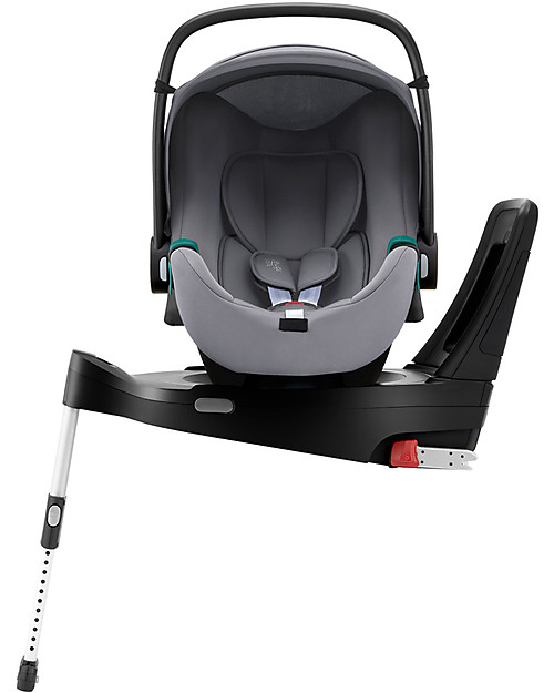 Britax Römer Baby-Safe 3 i-Size Car Seat with iSense Flex Base - Frost Grey - Group 0+ Car Seats Group 0+/1