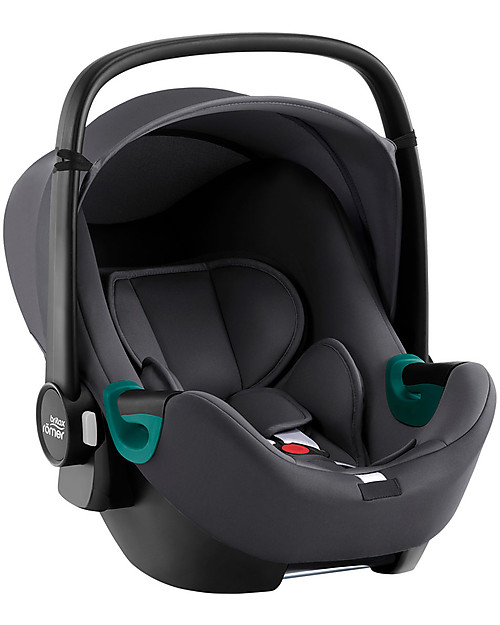 Britax Römer Baby-Safe 3 i-Size Car Seat with iSense Flex Base - Midnight Grey - Group 0+ Car Seats Group 0+/1