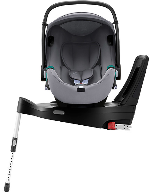 Britax Römer iSense Baby-Safe Car Seat with iSense Flex Base - Frost Grey - Group 0+ Car Seats Group 0+/1