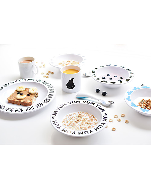 Buddy and Bear Plastic Bowl, Yum Yum - 17 cm diameter, BPA free! Bowls & Plates