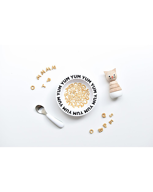 Buddy and Bear Plastic Bowl, Yum Yum - 17 cm diameter, BPA free! Bowls & Plates