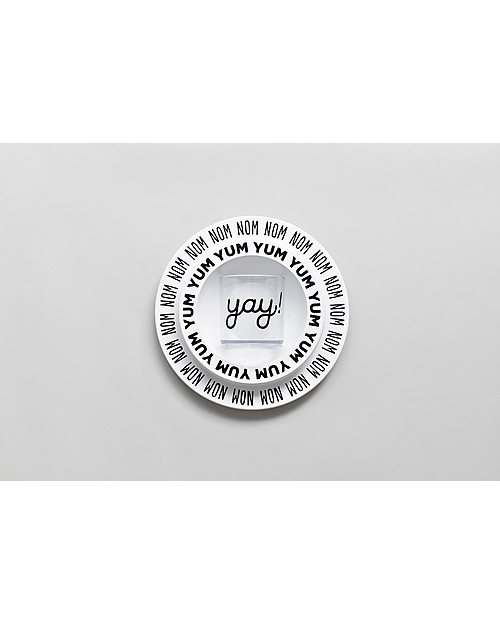 Buddy and Bear Plastic Bowl, Yum Yum - 17 cm diameter, BPA free! Bowls & Plates