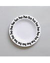 Buddy and Bear Plastic Plate, Hoppy Bunny, Black - 23 cm diameter, BPA free! Bowls & Plates