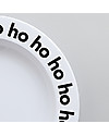 Buddy and Bear Plastic Plate, Hoppy Bunny, Black - 23 cm diameter, BPA free! Bowls & Plates