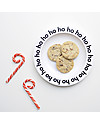 Buddy and Bear Plastic Plate, Hoppy Bunny, Black - 23 cm diameter, BPA free! Bowls & Plates