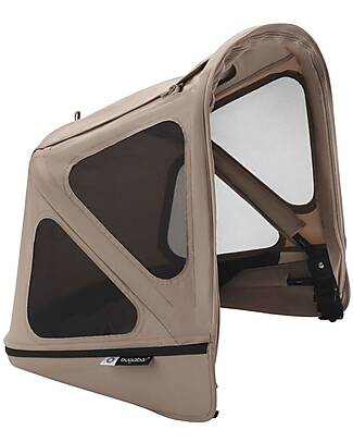 Bugaboo Breezy Canopy for Bugaboo Donkey Stroller - Dune Taupe Cover and Frame