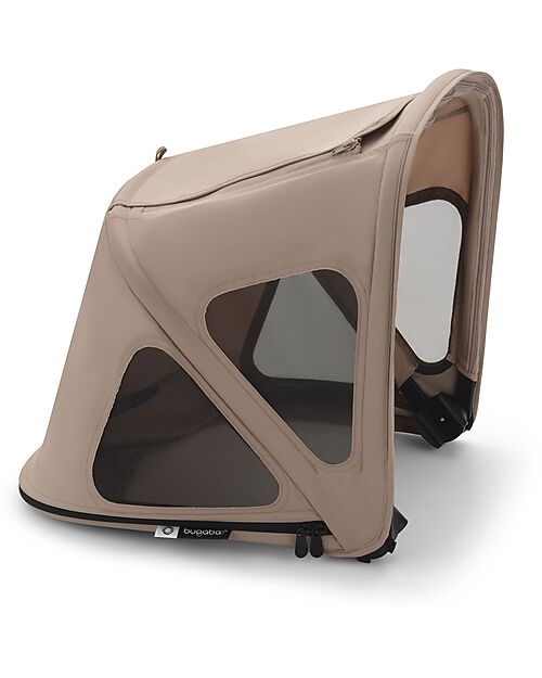 Bugaboo Breezy Canopy for Bugaboo Fox 5/Fox Cub Stroller - Dune Taupe Cover and Frame