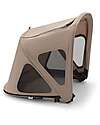 Bugaboo Breezy Canopy for Bugaboo Fox 5/Fox Cub Stroller - Dune Taupe Cover and Frame