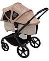 Bugaboo Breezy Canopy for Bugaboo Fox 5/Fox Cub Stroller - Dune Taupe Cover and Frame