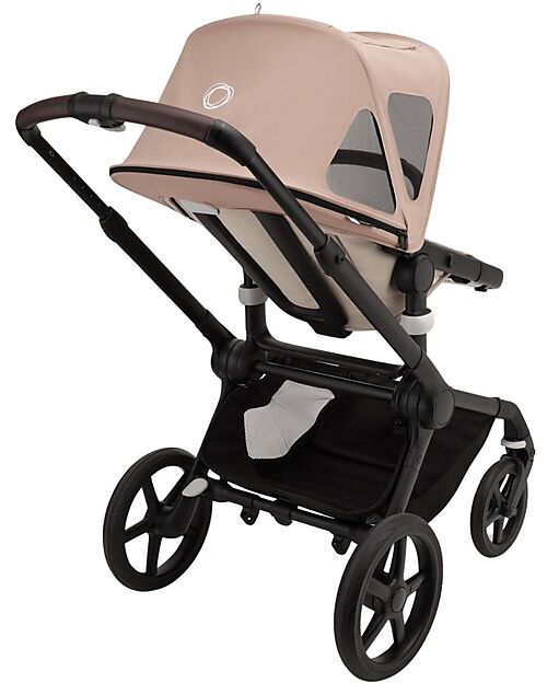 Bugaboo Breezy Canopy for Bugaboo Fox 5/Fox Cub Stroller - Dune Taupe Cover and Frame