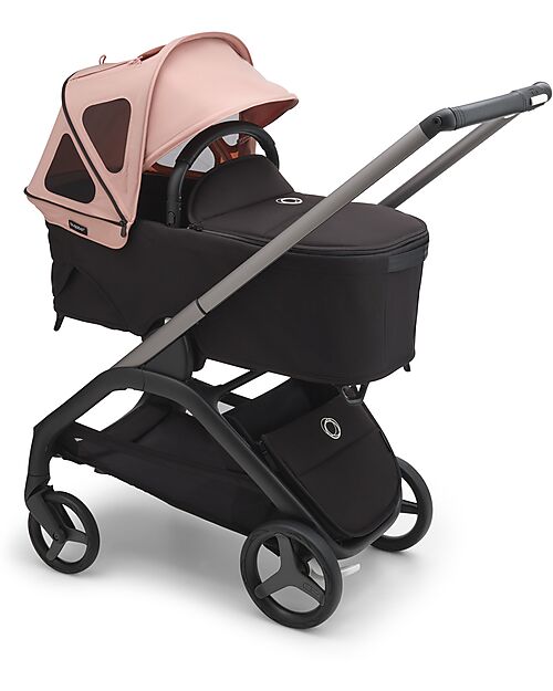 Bugaboo Breezy Sun Canopy for Bugaboo Dragonfly - Morning Pink - UPF50+ Cover and Frame