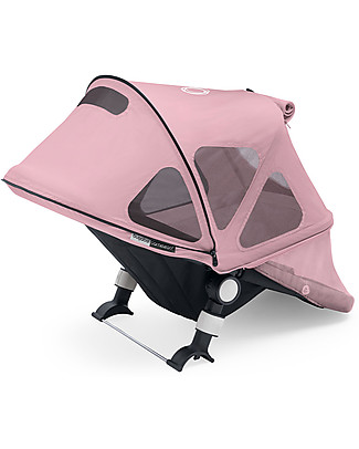 Bugaboo Breezy Sun Canopy for Bugaboo Fox 2 and Cameleon 3 Strollers - Soft Pink Stroller Accessories