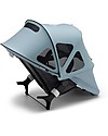 Bugaboo Breezy Sun Canopy for Bugaboo Fox 2/ Fox 3 and Cameleon 3 Strollers - Vapor Blue Cover and Frame