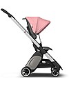 Bugaboo Bugaboo Ant Stroller - Frame Aluminium + Textiles Grey Melange/Pink Lights Strollers