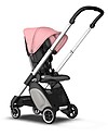 Bugaboo Bugaboo Ant Stroller - Frame Aluminium + Textiles Grey Melange/Pink Lights Strollers