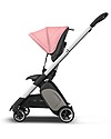 Bugaboo Bugaboo Ant Stroller - Frame Aluminium + Textiles Grey Melange/Pink Lights Strollers