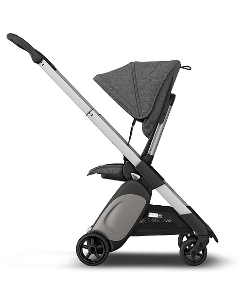 Bugaboo Bugaboo Ant Stroller - Frame Aluminium + Textiles Grey Melange Pushchairs
