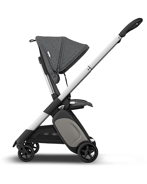 Bugaboo Bugaboo Ant Stroller - Frame Aluminium + Textiles Grey Melange Pushchairs