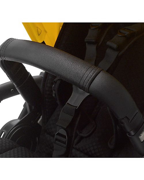 Bugaboo Bugaboo Bee 6 Pushchair From Birth to 4 Years - Black/Yellow -  Top manoeuvrability Lights Strollers