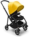 Bugaboo Bugaboo Bee 6 Pushchair From Birth to 4 Years - Black/Yellow -  Top manoeuvrability Lights Strollers