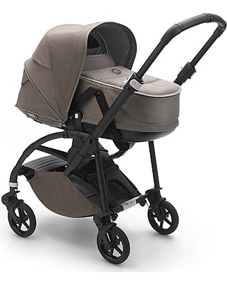 Bugaboo Bugaboo Bee 6 - Stroller + Bassinet Mineral Taupe - Black Frame Travel Systems