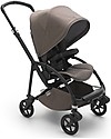 Bugaboo Bugaboo Bee 6 - Stroller + Bassinet Mineral Taupe - Black Frame Trio and Duo Strollers