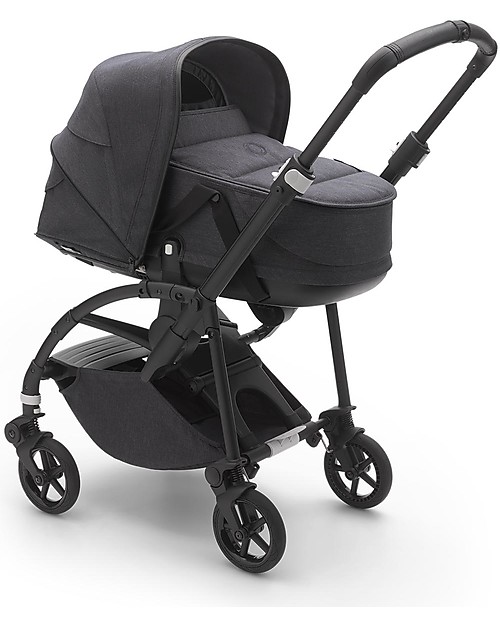 Bugaboo Bugaboo Bee 6 - Stroller Black Frame + Delavé Black Mineral Textiles Lights Strollers
