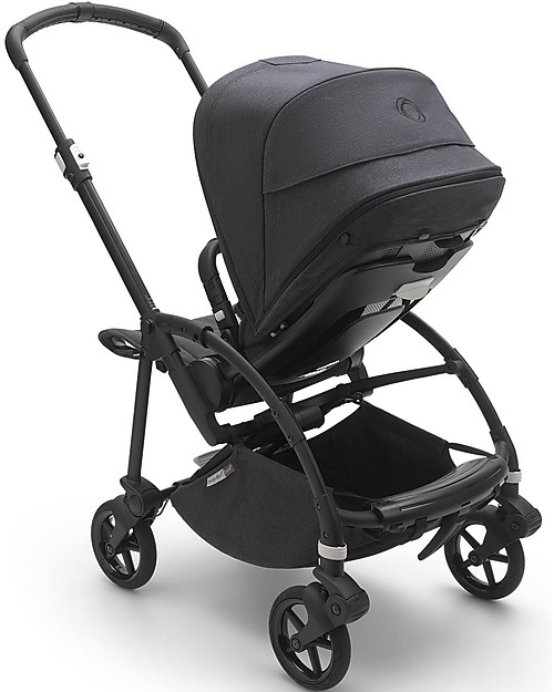 Bugaboo Bugaboo Bee 6 - Stroller Black Frame + Delavé Black Mineral Textiles Lights Strollers