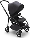 Bugaboo Bugaboo Bee 6 - Stroller Black Frame + Delavé Black Mineral Textiles Lights Strollers