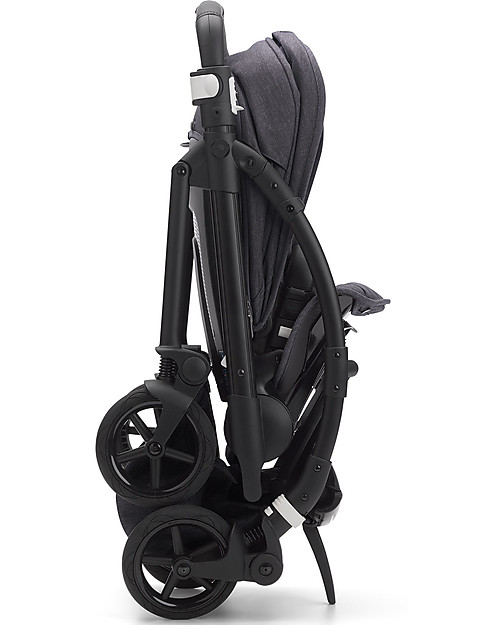 Bugaboo Bugaboo Bee 6 - Stroller Black Frame + Delavé Black Mineral Textiles Lights Strollers
