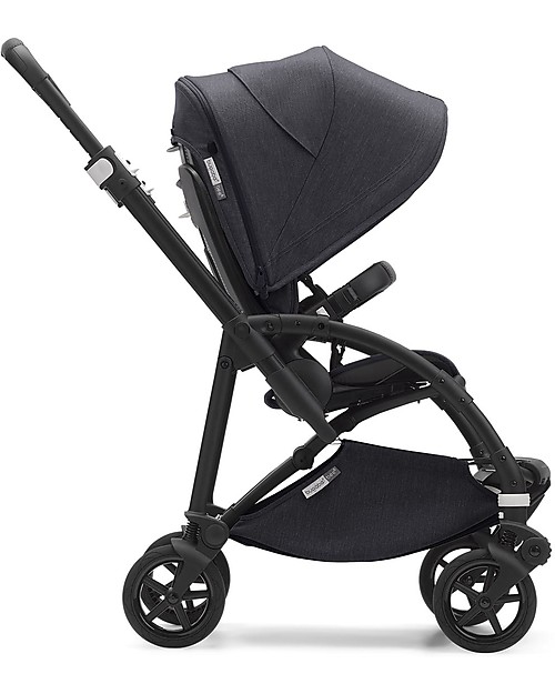 Bugaboo Bugaboo Bee 6 - Stroller Black Frame + Delavé Black Mineral Textiles Lights Strollers