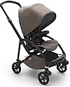 Bugaboo Bugaboo Bee 6 - Stroller Black Frame + Mineral Dove Gray Textiles Lights Strollers
