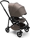 Bugaboo Bugaboo Bee 6 - Stroller Black Frame + Mineral Dove Gray Textiles Lights Strollers