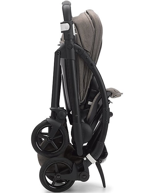 Bugaboo Bugaboo Bee 6 - Stroller Black Frame + Mineral Dove Gray Textiles Lights Strollers