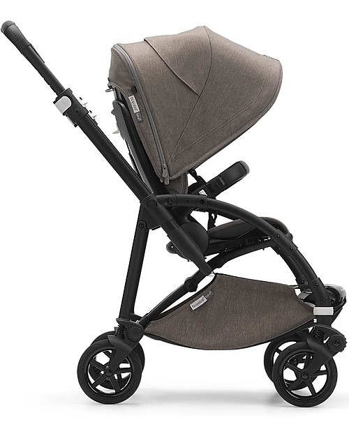 Bugaboo Bugaboo Bee 6 - Stroller Black Frame + Mineral Dove Gray Textiles Lights Strollers
