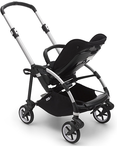 Bugaboo Bugaboo Bee 6 - Stroller from birth to 4 years - Aluminum frame + Black upholstery - Maximum maneuverability in the city Lights Strollers