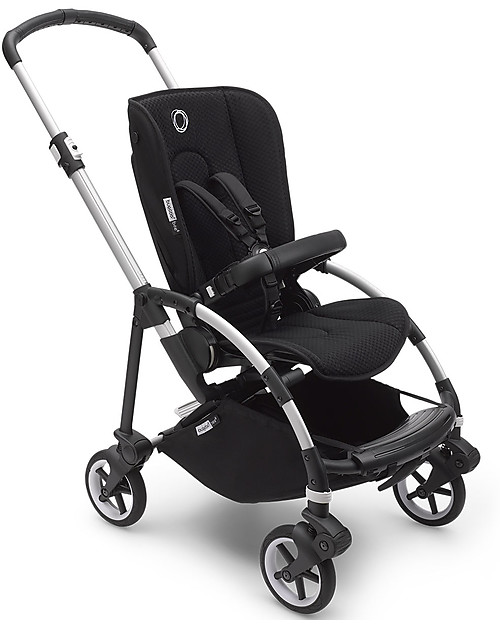 Bugaboo Bugaboo Bee 6 - Stroller from birth to 4 years - Aluminum frame + Black upholstery - Maximum maneuverability in the city Lights Strollers