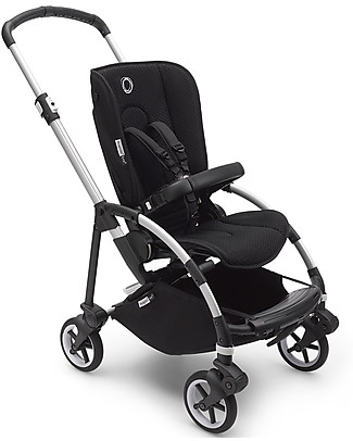 Bugaboo Bugaboo Bee 6 - Stroller from birth to 4 years - Aluminum frame + Black upholstery - Maximum maneuverability in the city Lights Strollers