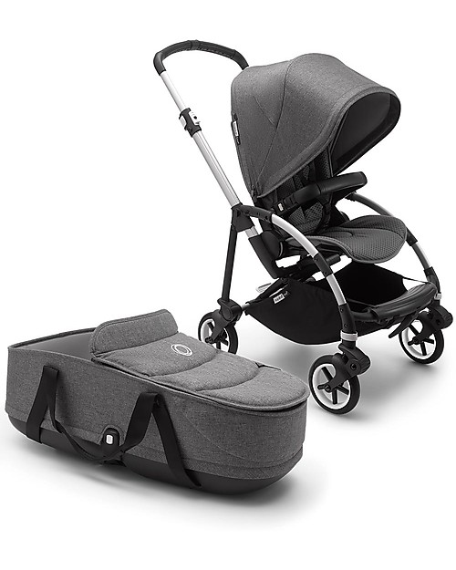 Bugaboo Bugaboo Bee 6 - Stroller from birth to 4 years - Aluminum frame + Gray Textiles Lights Strollers