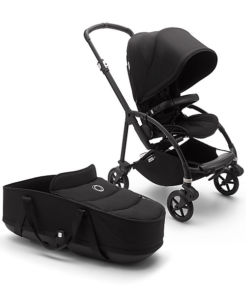 Bugaboo Bugaboo Bee 6 - Stroller from Birth to 4 years - Black Frame + Black Textiles Lights Strollers