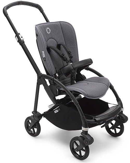 Bugaboo Bugaboo Bee 6 Stroller from Birth to 4 years Black Frame Gray Textiles unisex bambini